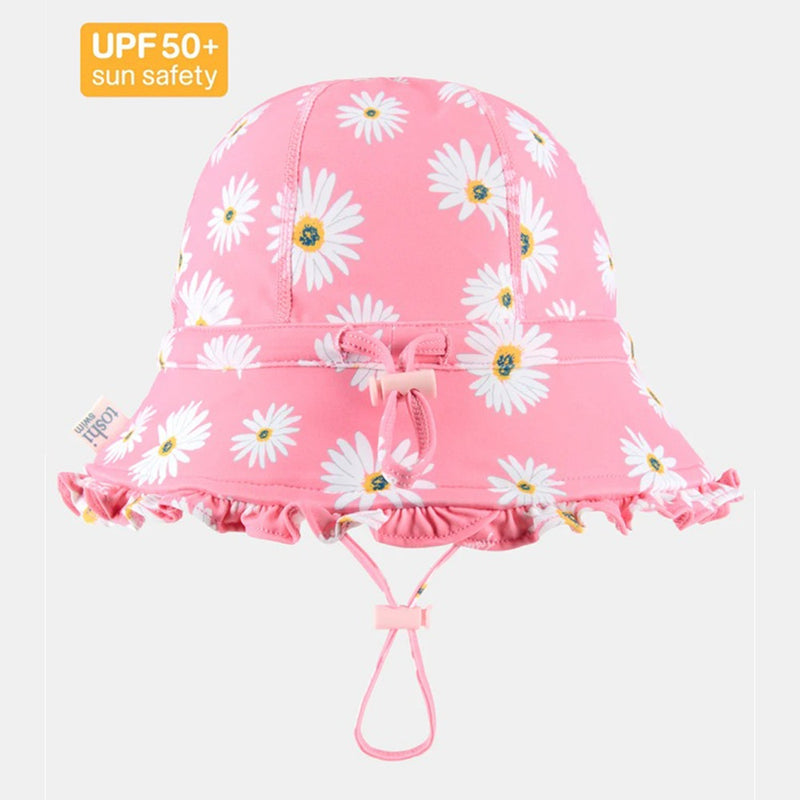 Toshi Swim Bell Hat Ripple Daisy Watermelon