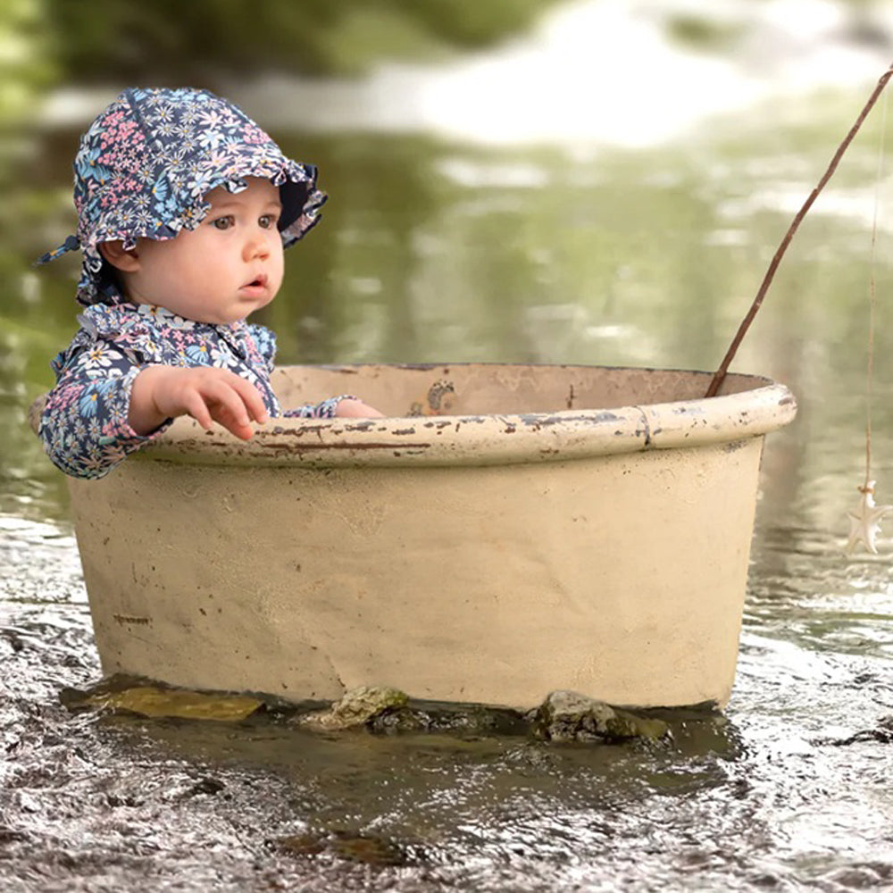 Toshi Swim Bell Hat Ripple Wattle Dusk