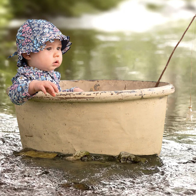 Toshi Swim Bell Hat Ripple Wattle Dusk