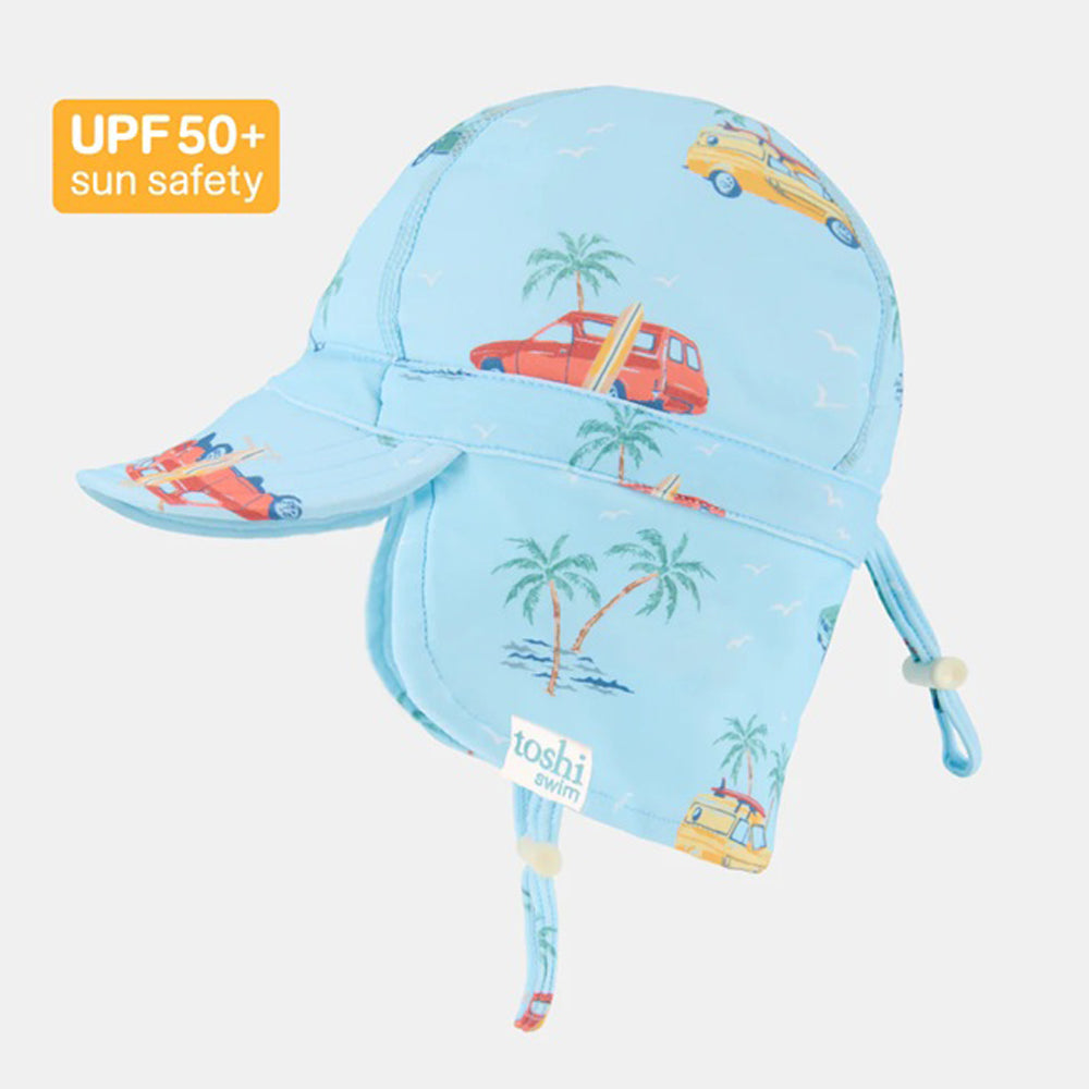 Toshi Swim Flap Cap Paradise Swell Seekers Sky