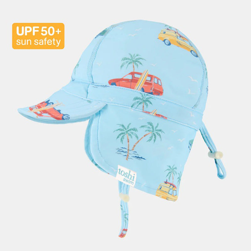 Toshi Swim Flap Cap Paradise Swell Seekers Sky