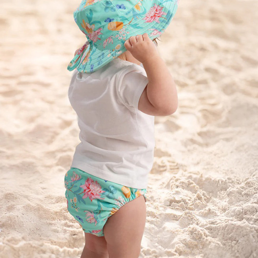 Toshi Swim Nappy Paradise Waratah Mint