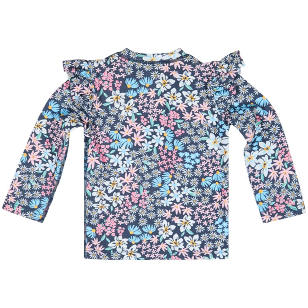Toshi Swim Rashie L/S Ripple Wattle Dusk