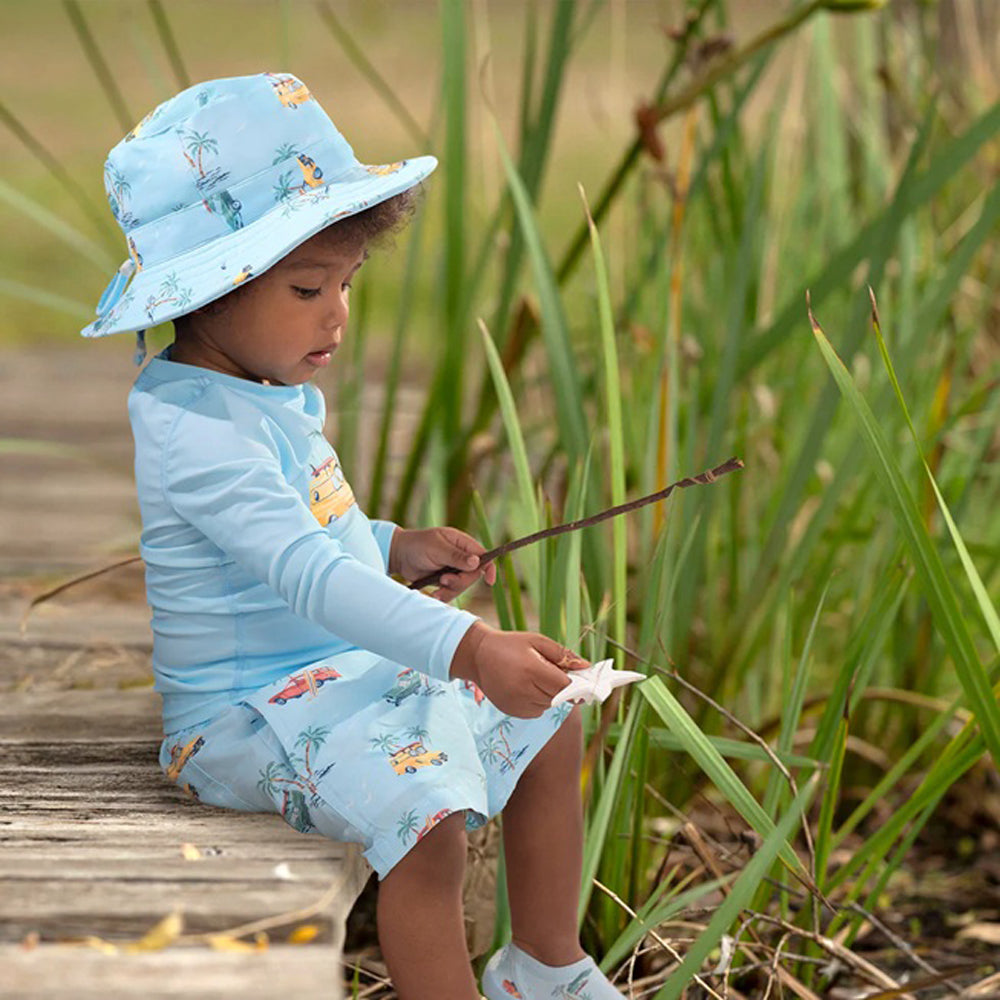 Toshi Swim Sunhat Paradise Swell Seekers Sky