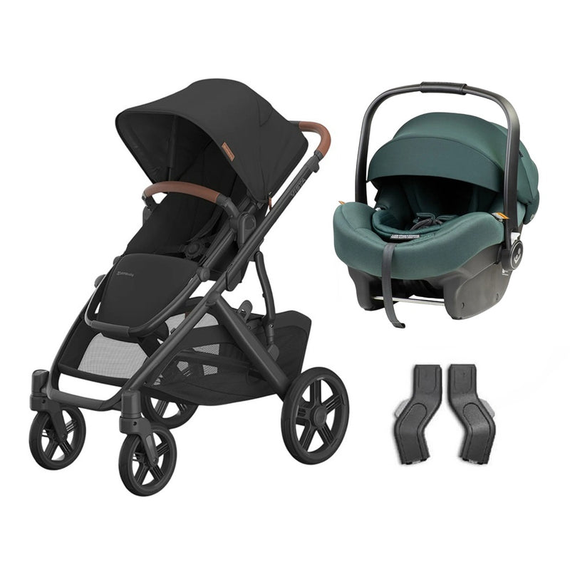 UPPAbaby Vista V3 Nori Pram + Maxi Cosi Mico 12LX PRO ISOFIX Capsule Bundle