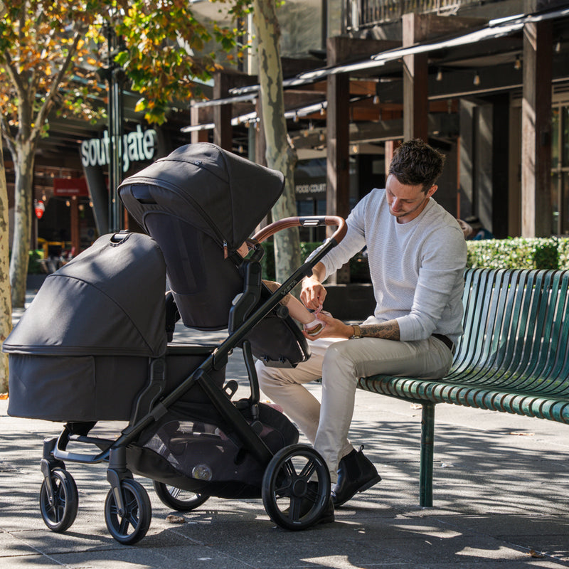 UPPAbaby Vista V3 Nori Pram + Vista V3 Nori Bassinet