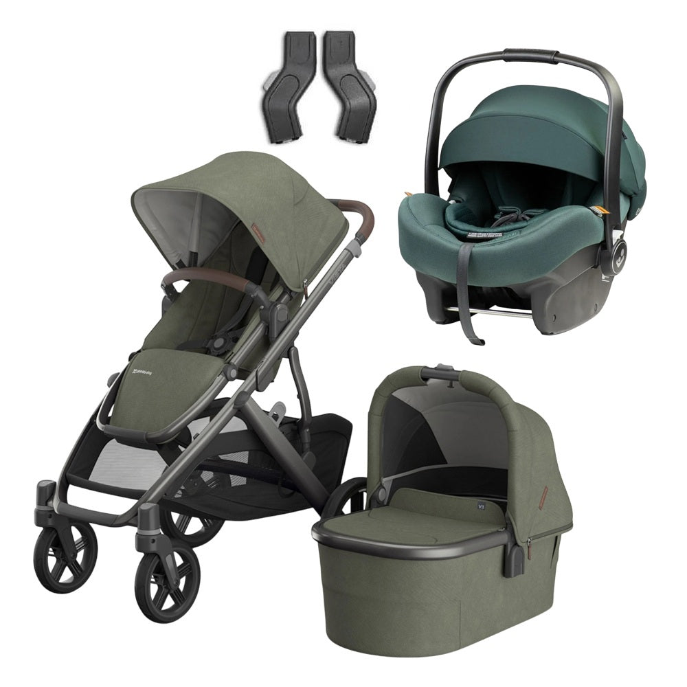 UPPAbaby Vista V3 Pram + Maxi Cosi Mico 12LX PRO Isofix Capsule Bundle
