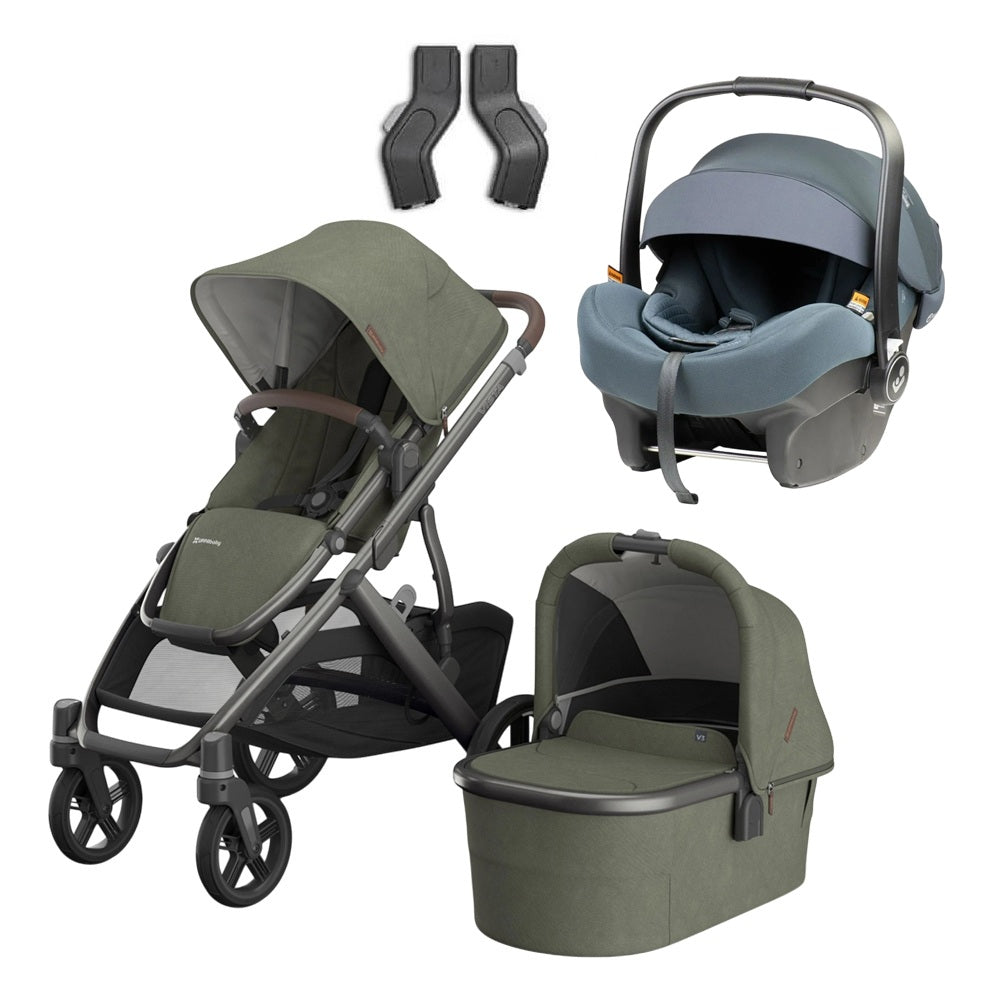 UPPAbaby Vista V3 Pram + Maxi Cosi Mico 12LX PRO Isofix Capsule Bundle