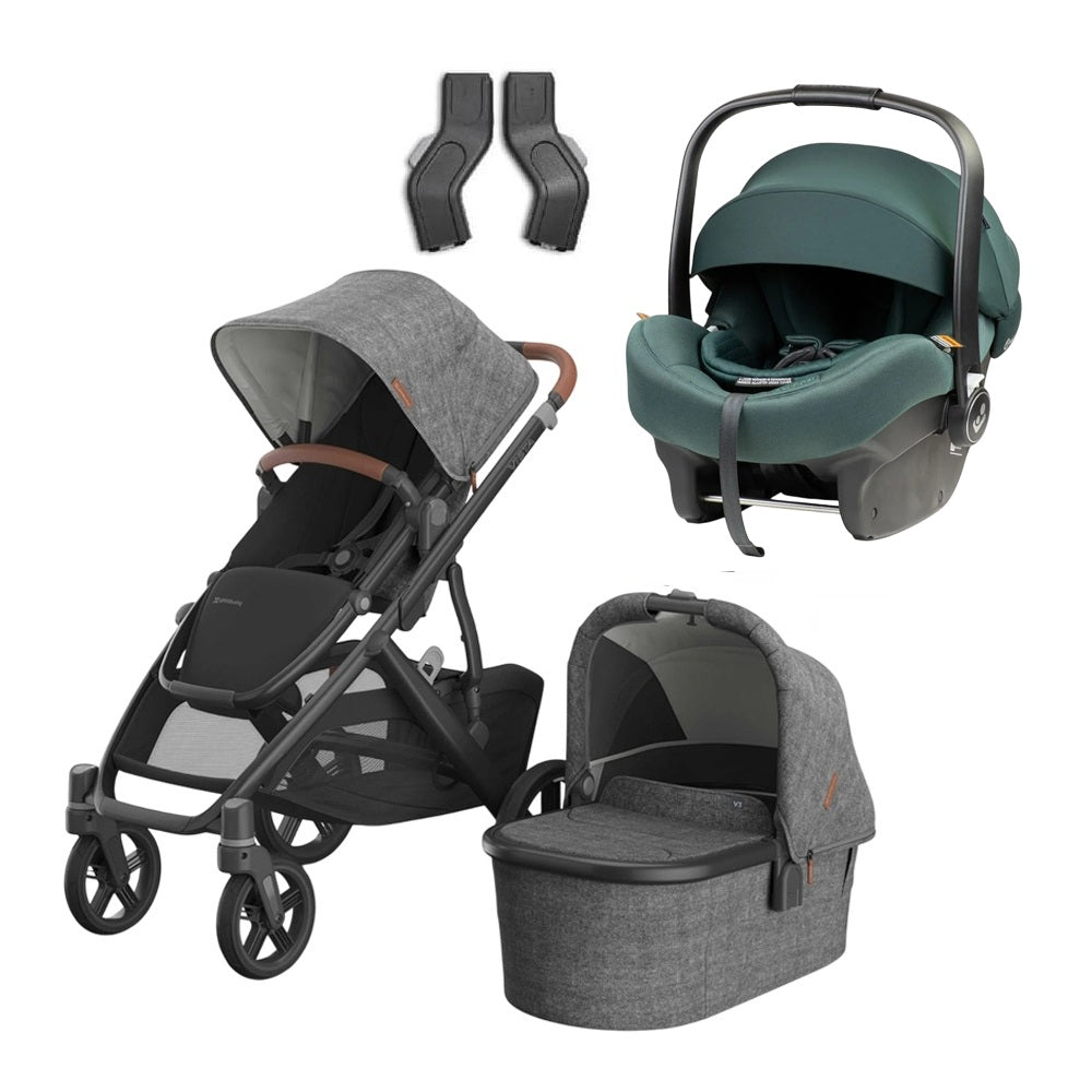 UPPAbaby Vista V3 Pram + Maxi Cosi Mico 12LX PRO Isofix Capsule Bundle