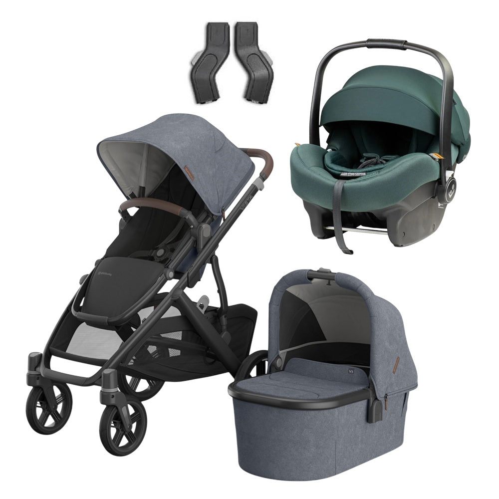 UPPAbaby Vista V3 Pram + Maxi Cosi Mico 12LX PRO Isofix Capsule Bundle