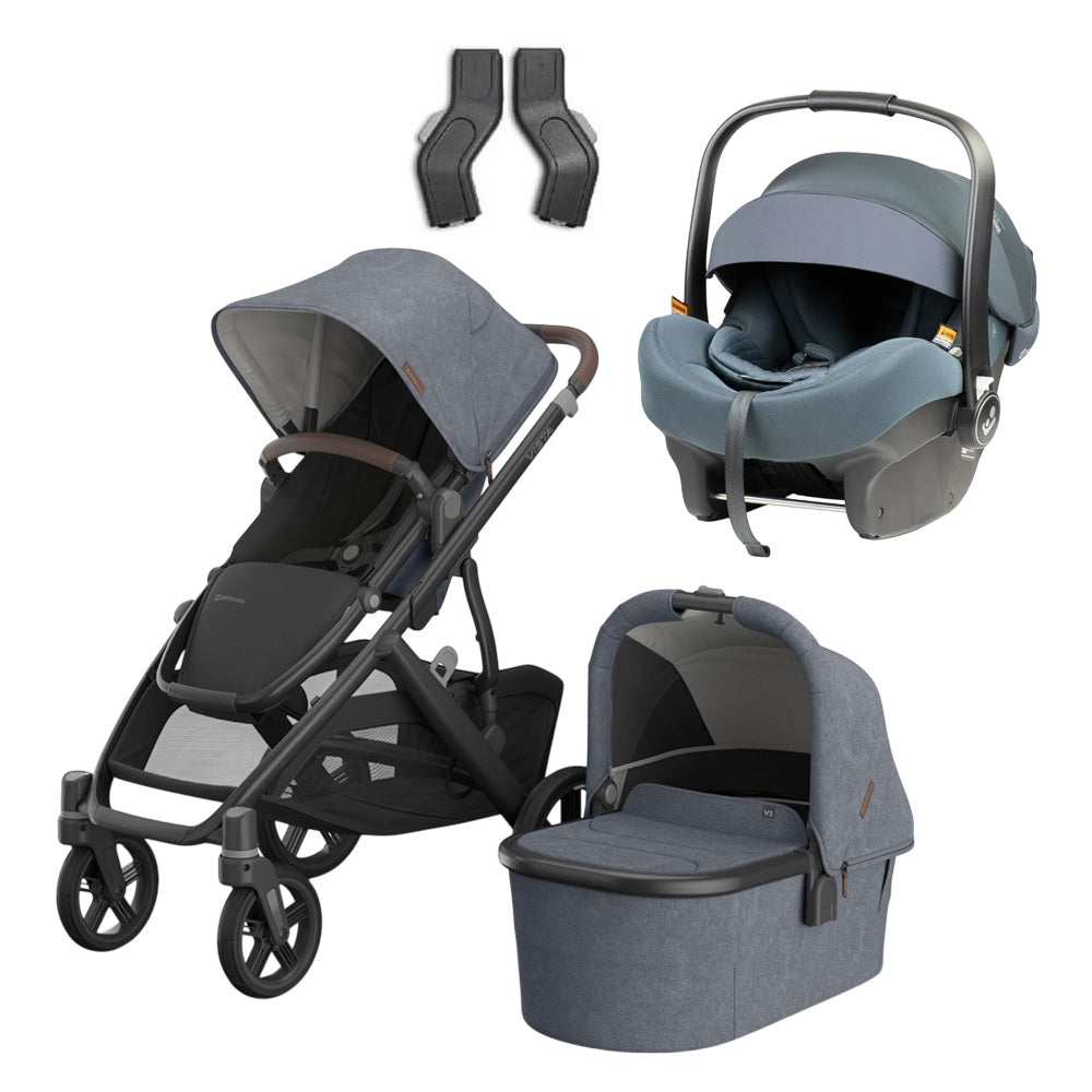UPPAbaby Vista V3 Pram + Maxi Cosi Mico 12LX PRO Isofix Capsule Bundle