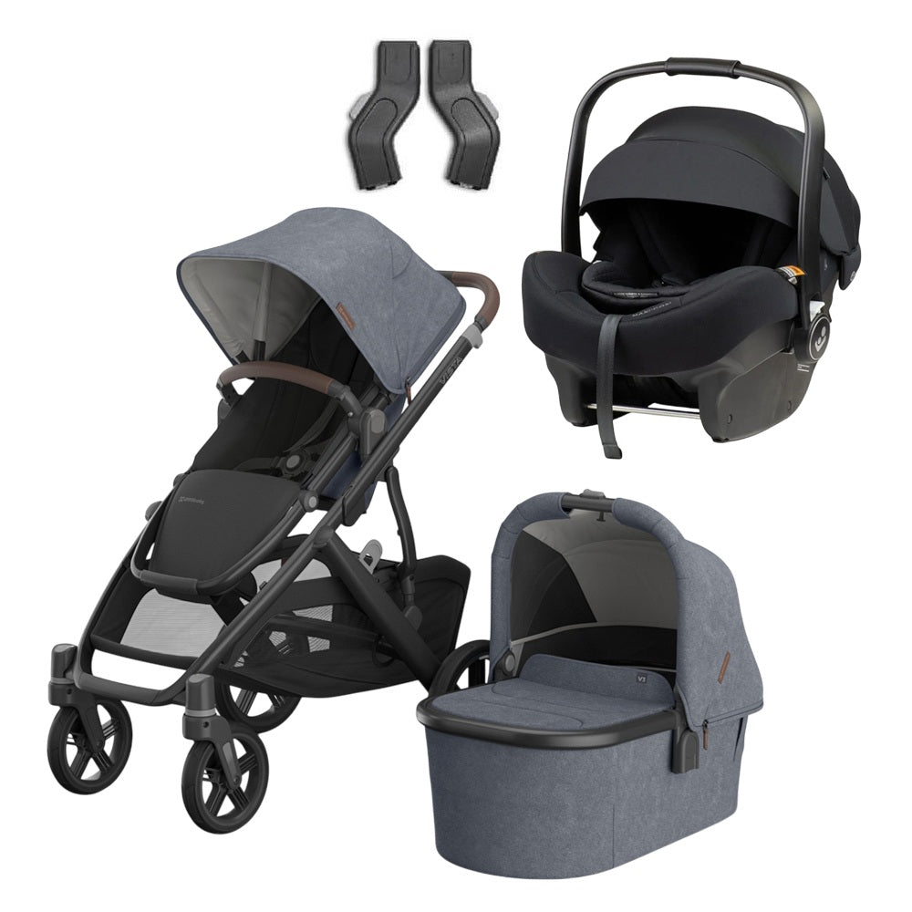 UPPAbaby Vista V3 Pram + Maxi Cosi Mico 12LX PRO Isofix Capsule Bundle