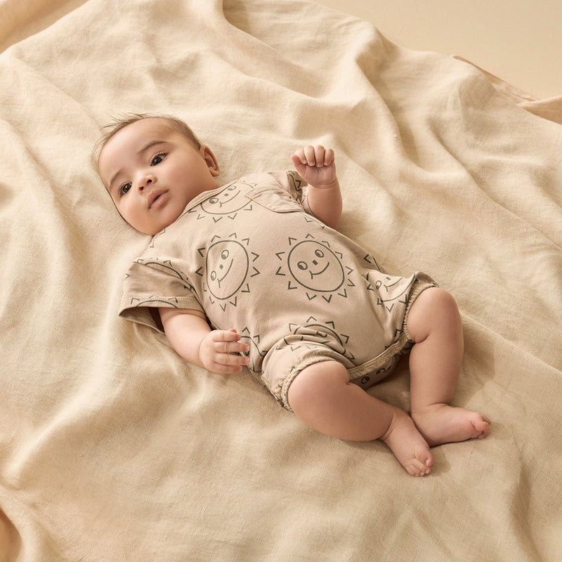 Wilson & Frenchy Happy Days Organic Sweat Growsuit