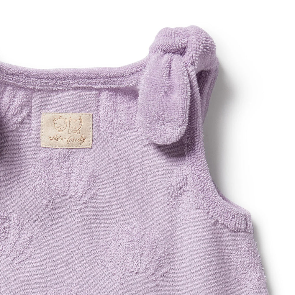 Wilson & Frenchy Lavender Shells Organic Terry Singlet