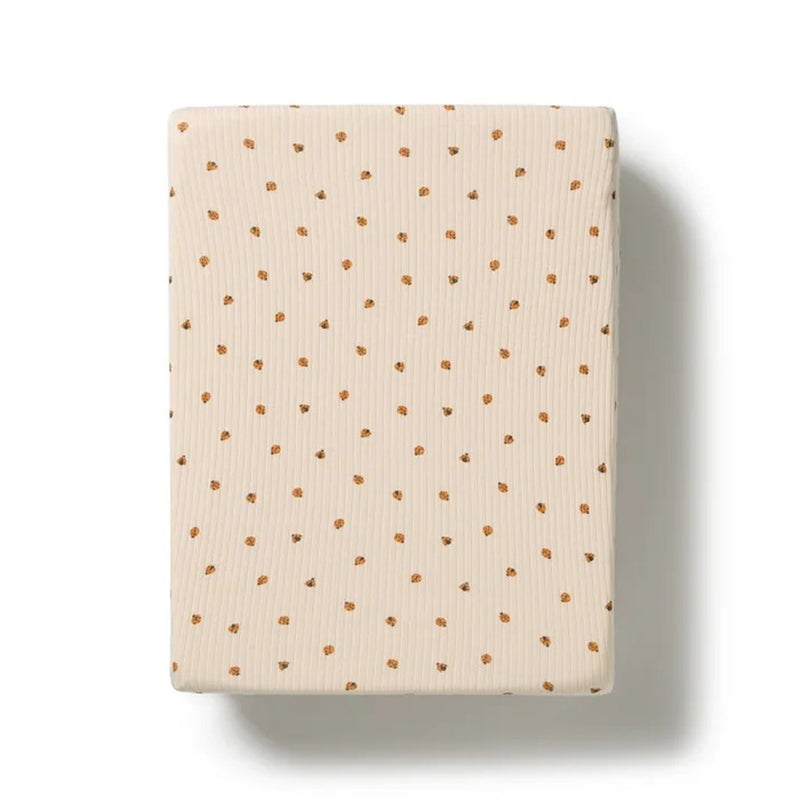 Wilson & Frenchy Little Lady Bugs Organic Bassinet Sheet