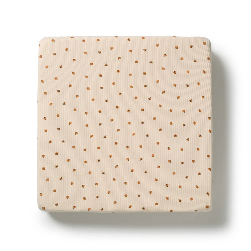 Wilson & Frenchy Little Lady Bugs Organic Cot Sheet