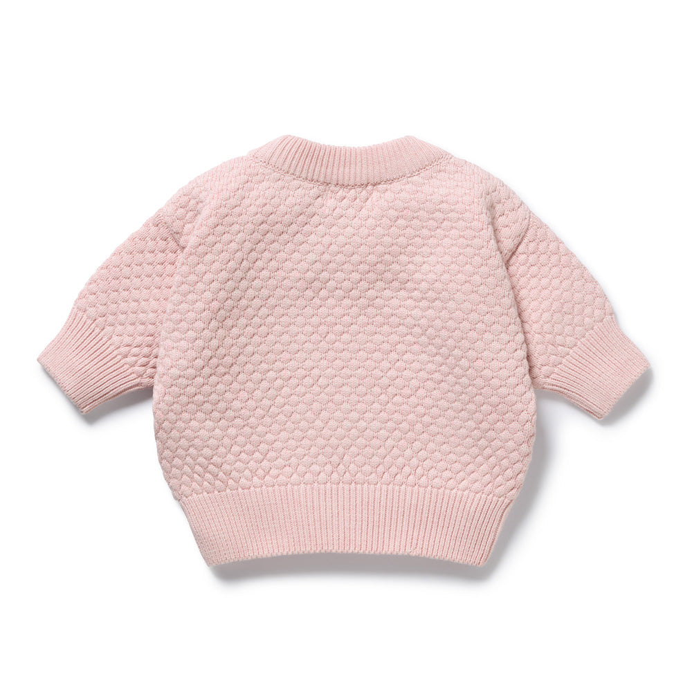 Wilson & Frenchy Marshmellow Organic Knitted Bubble Jumper