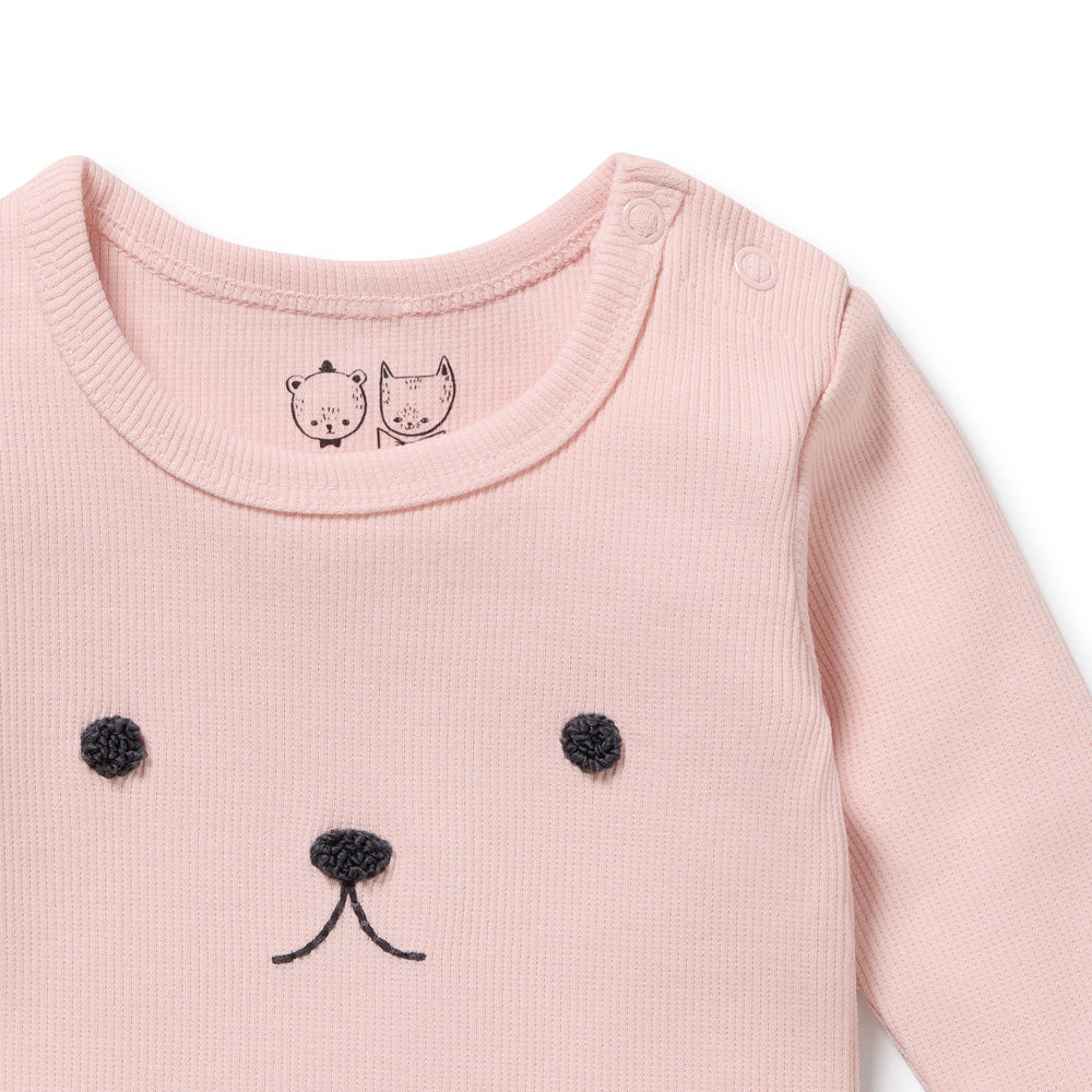 Wilson & Frenchy Strawberry Cream Organic Rib Top
