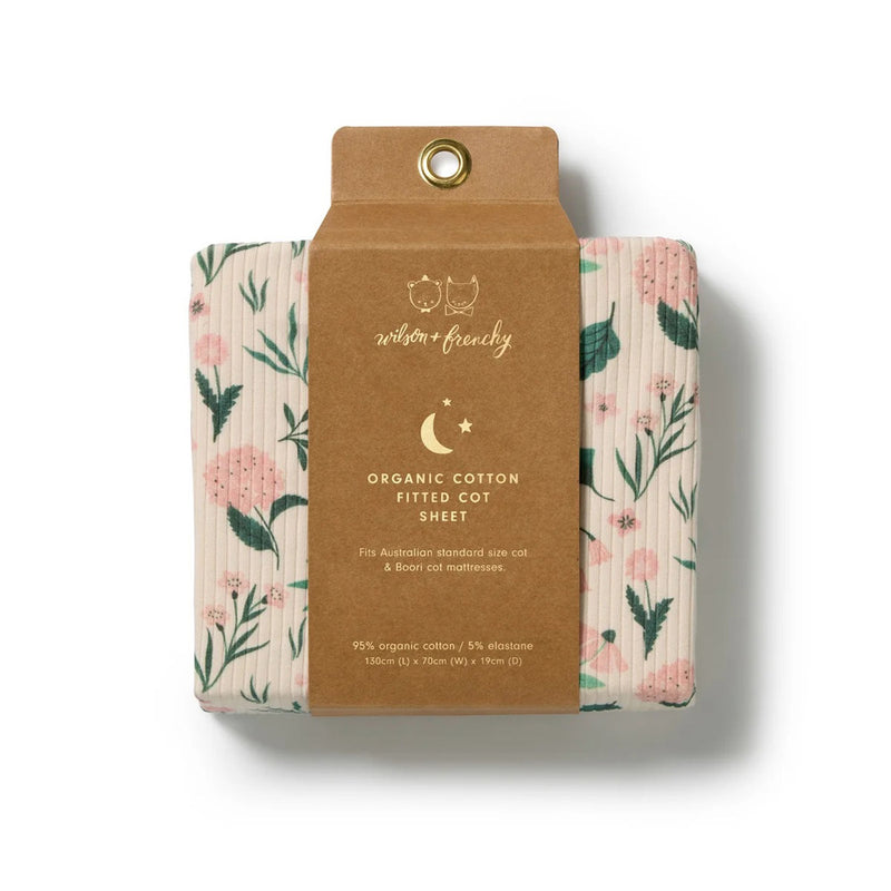 Wilson & Frenchy Sweet Bloom Organic Cot Sheet
