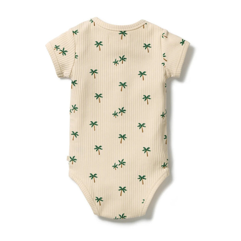 Wilson & Frenchy Tiny Palm Organic Bodysuit Make Every Day Count
