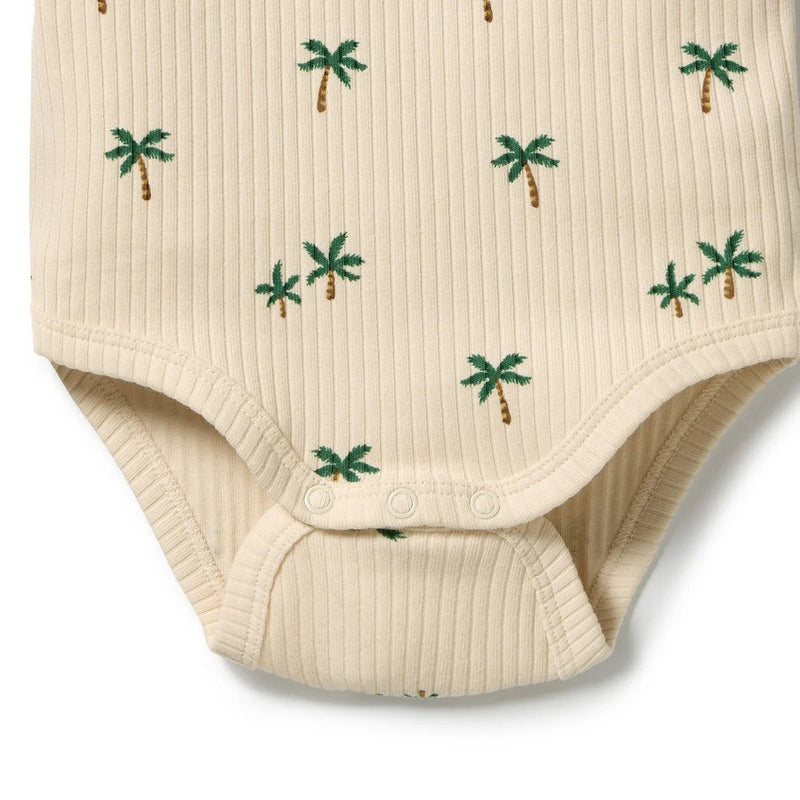 Wilson & Frenchy Tiny Palm Organic Bodysuit Make Every Day Count