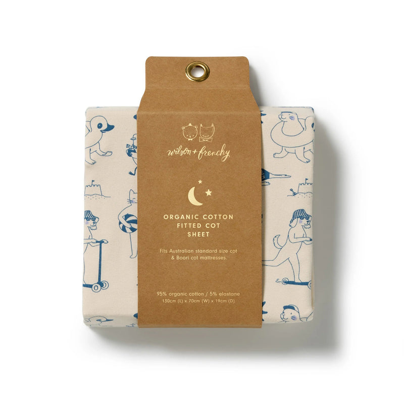 Wilson & Frenchy Tout est Magique Organic Cot Sheet