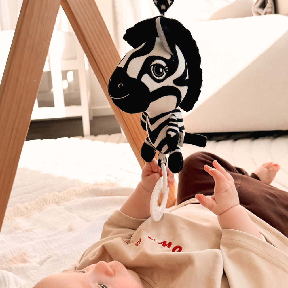 Young Wonderer Ziggy the Zebra Hanging Toy