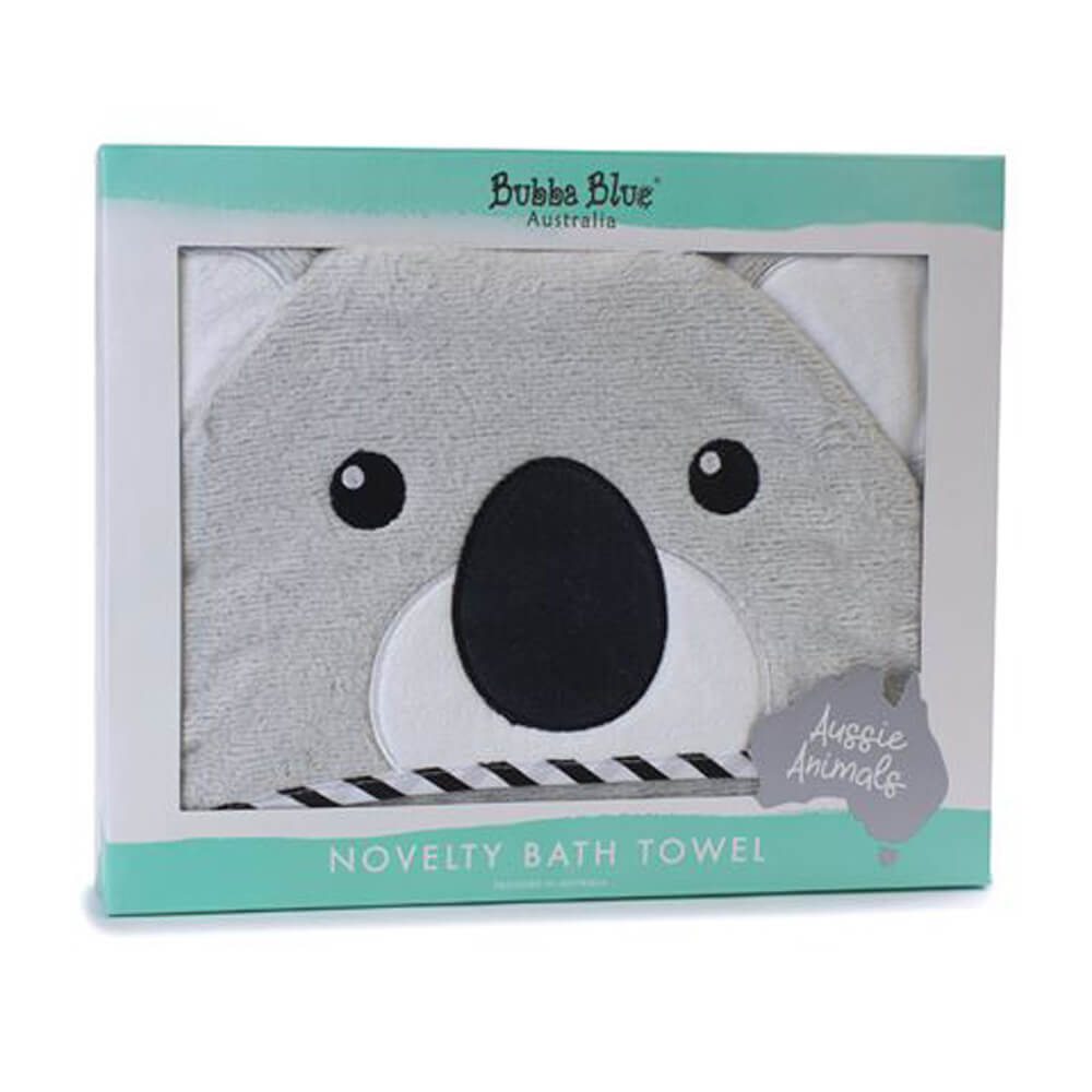 Bubba Blue Aussie Animals Koala Novelty Hooded Bath Towel
