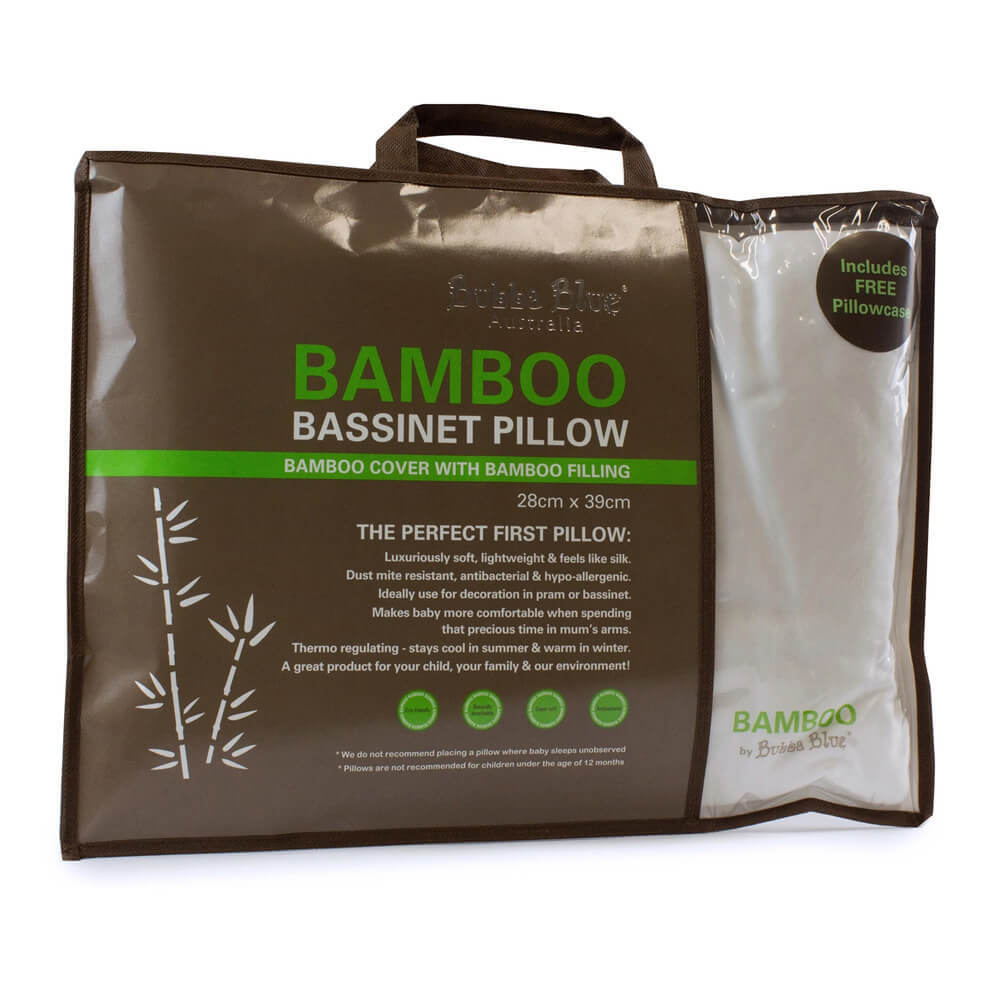 Bubba Blue Bamboo Bassinet Pillow & Pillowcase