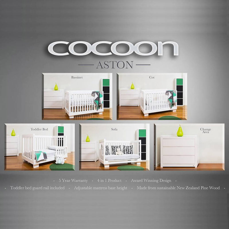 Cocoon Aston Cot + Change Table