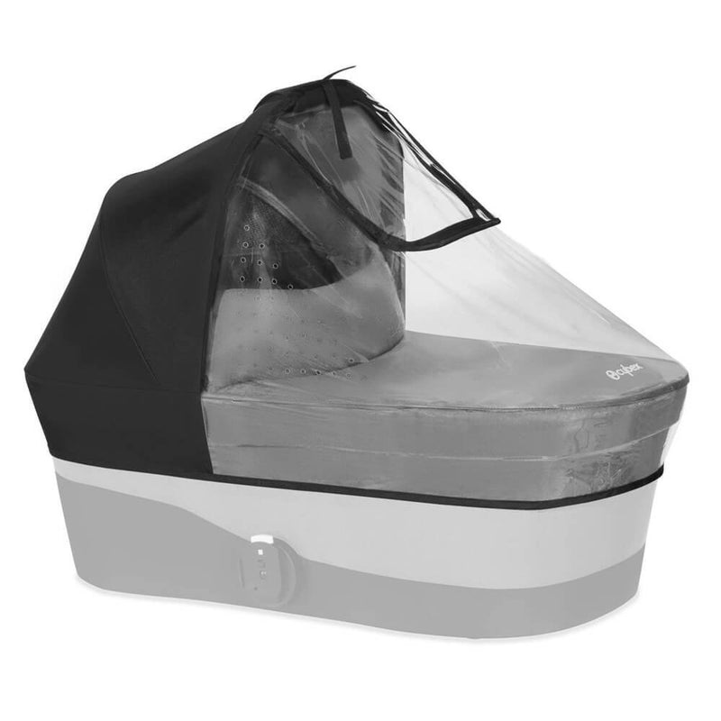 The Cybex Gazelle S Carry Cot Raincover by Cybex offers reliable weather protection for your baby while keeping the inside visible.