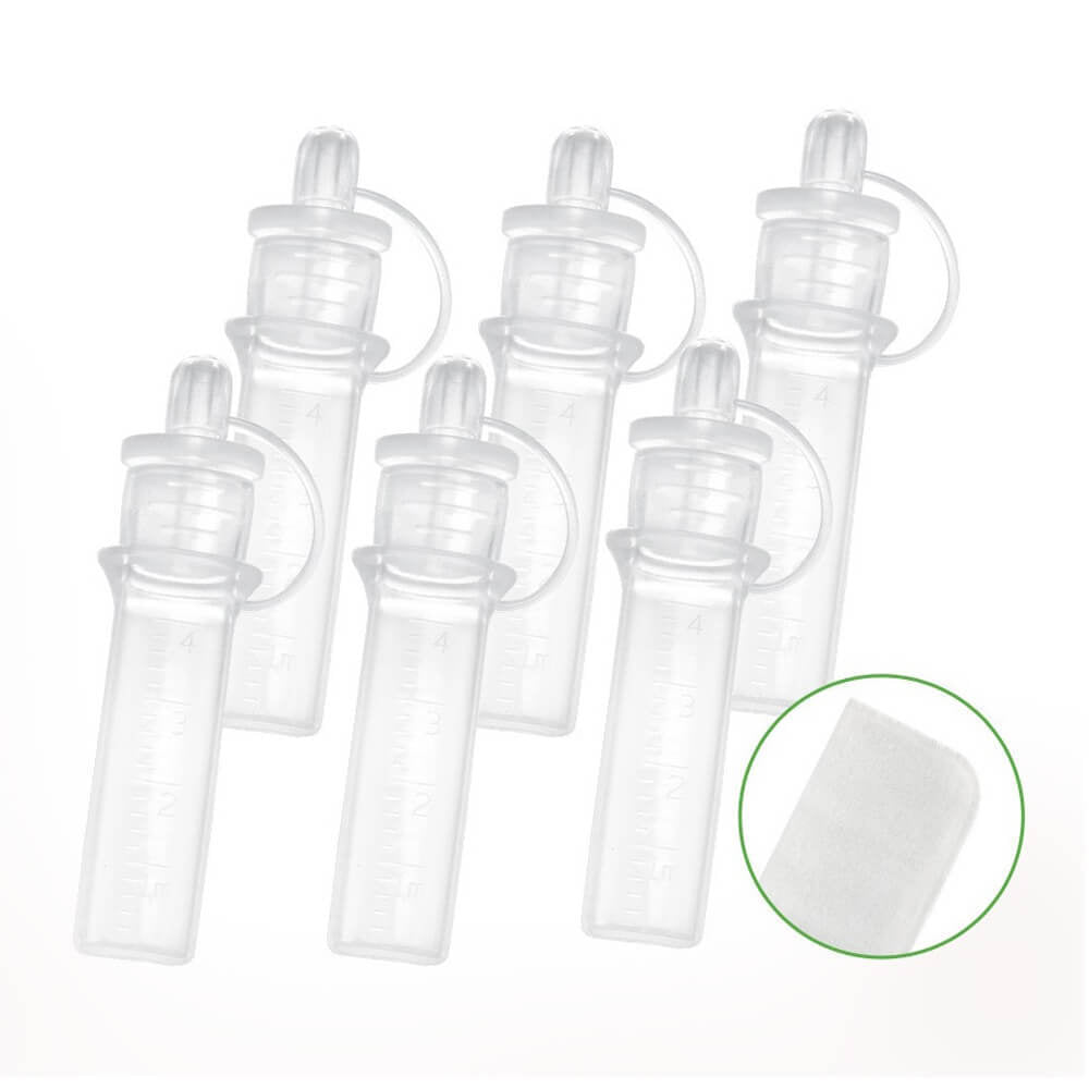 Haakaa Silicone Colostrum Collector Set  Pre Sterilised - 6 Pack