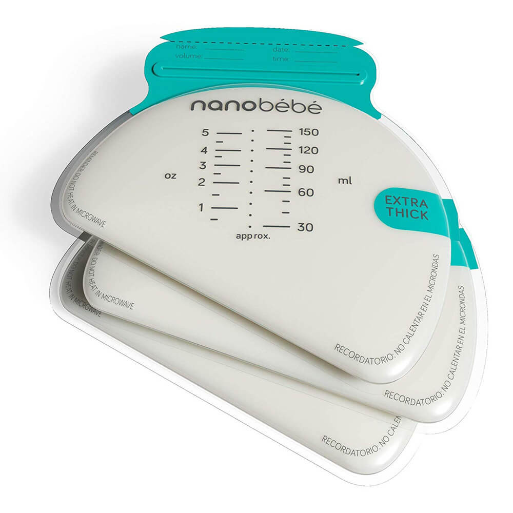 Nanobebe Breastmilk Organiser & Storage Bags 25 Pack