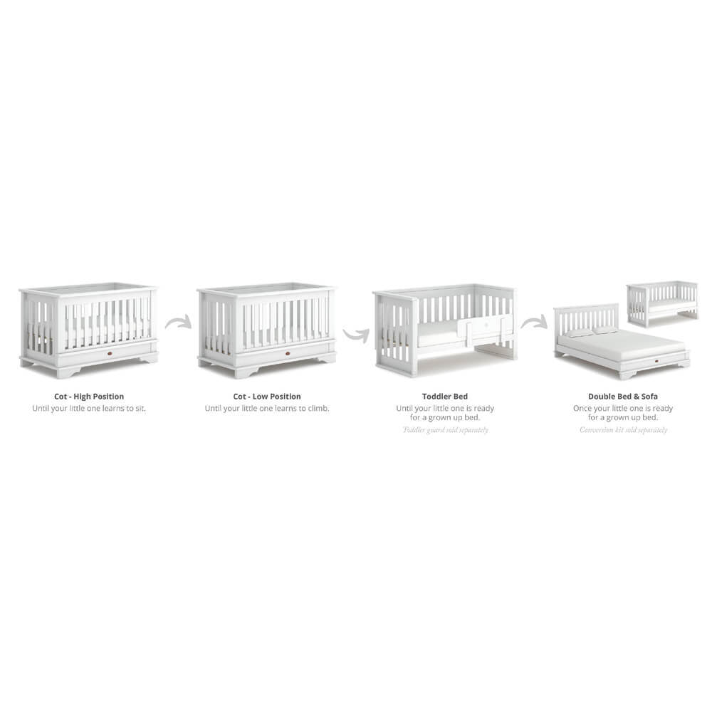 Boori Eton Convertible Plus Cot Bed Baby Village