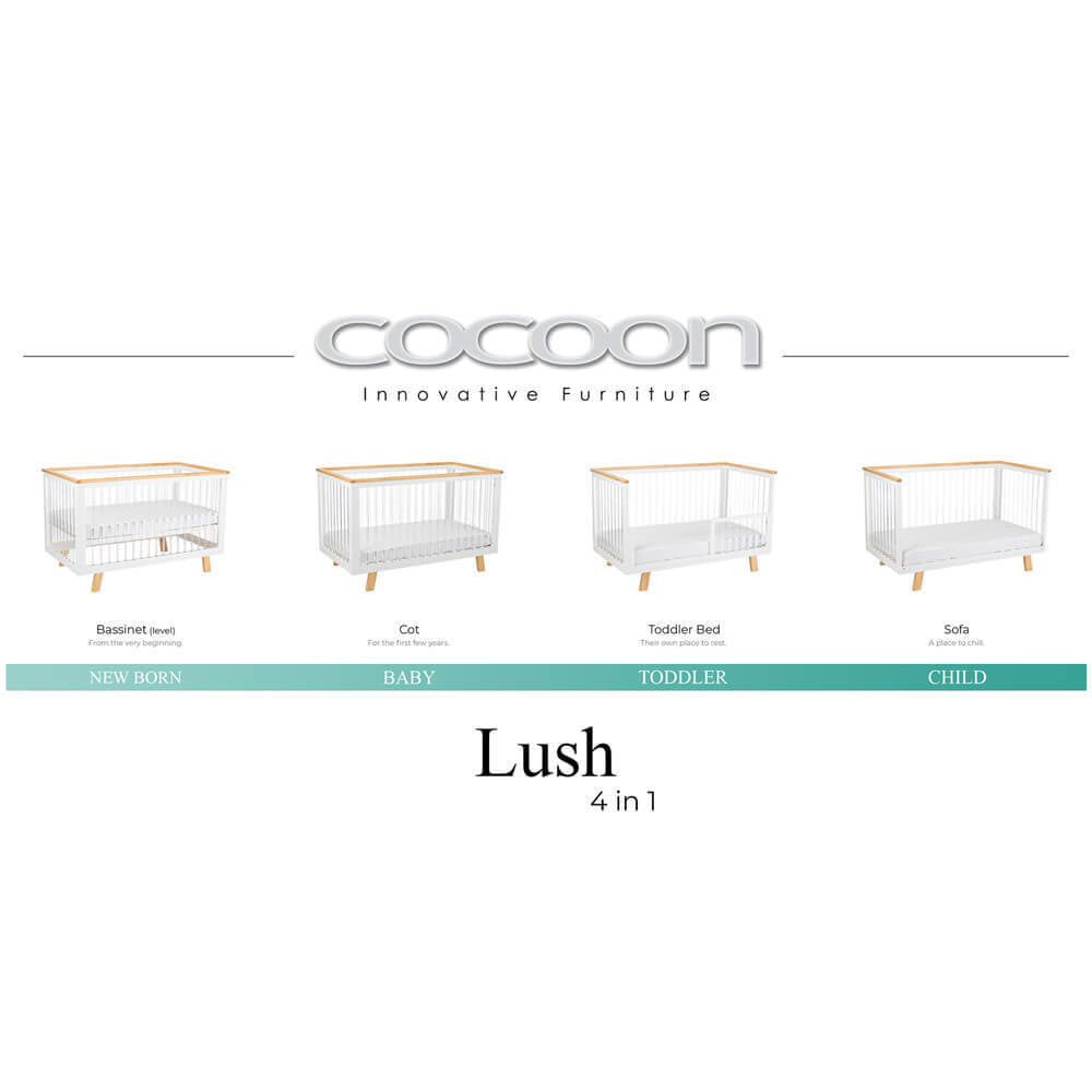 Cocoon Lush Cot + Mattress