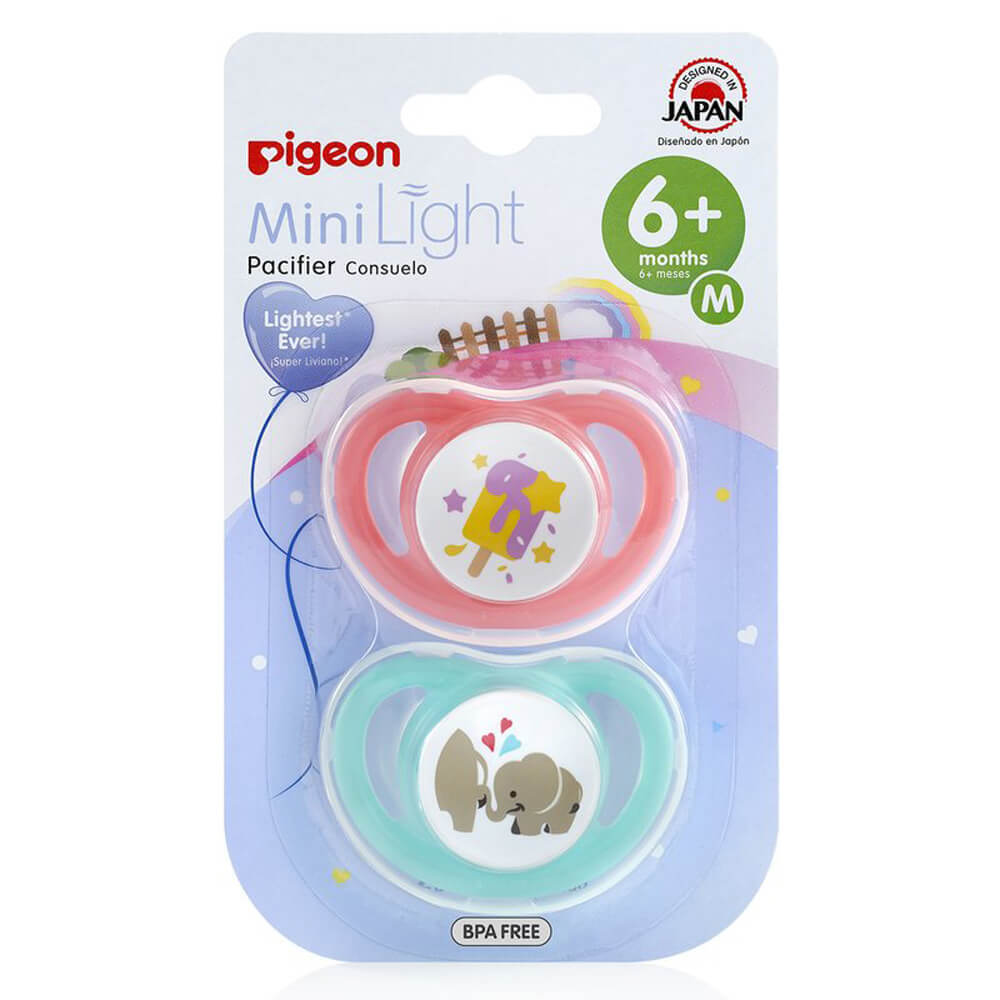 Pigeon Minilight Pacifier 2pk