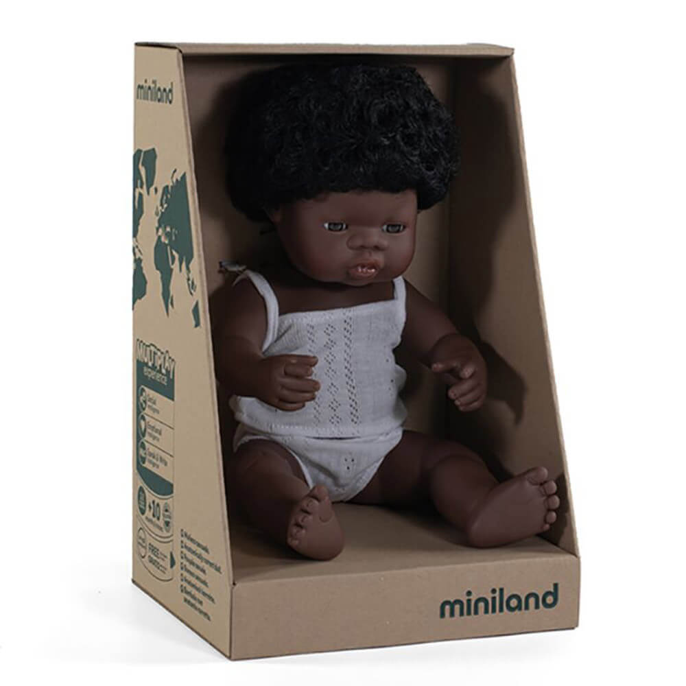 Miniland African Baby Doll 38cm