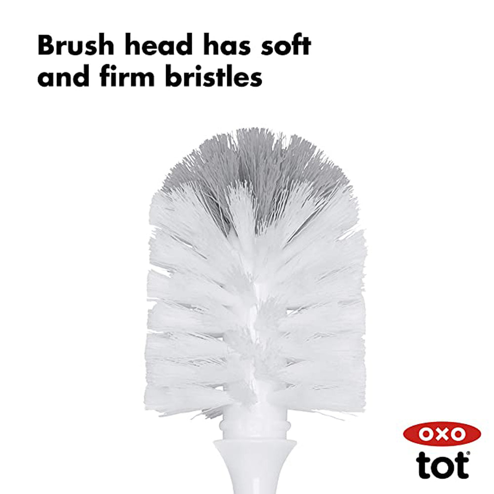 OXO Tot Bottle Brush with Detail Cleaner & Stand
