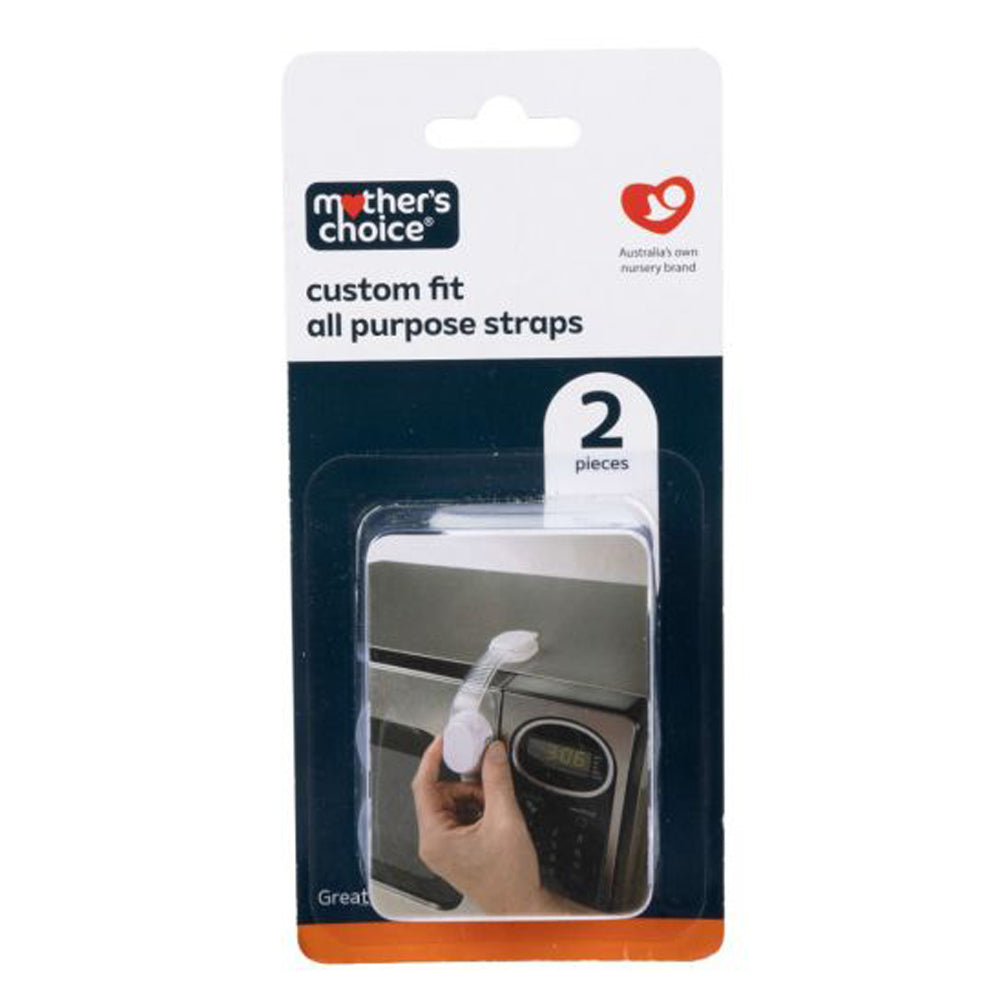 Mothers Choice Custom Fit All Purpose Strap 2pk