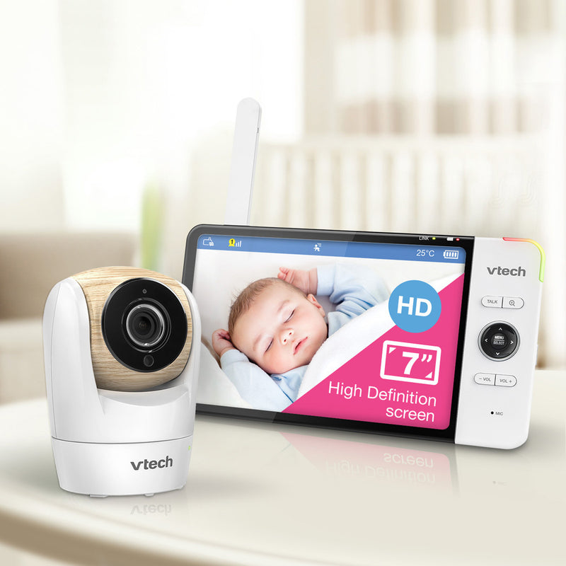 VTech BM7750HD 7" Pan & Tilt Video & Audio Baby Monitor