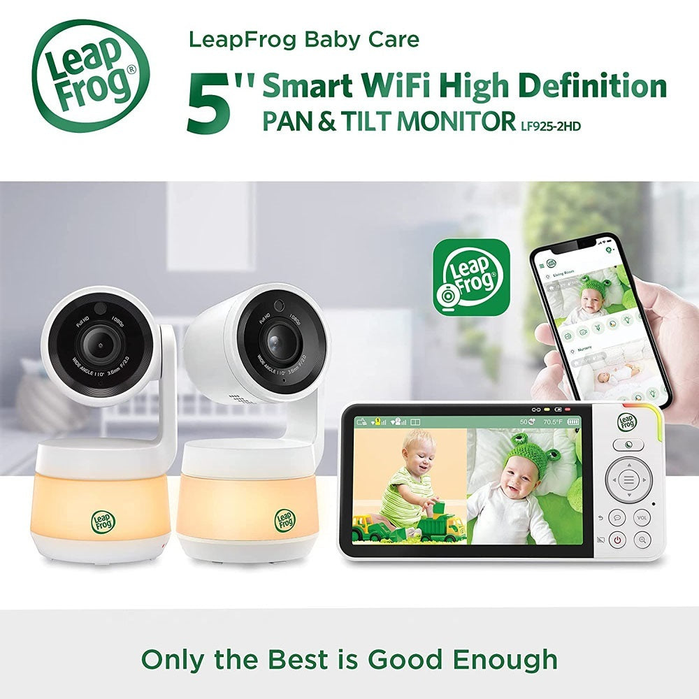 LeapFrog LF925HD 2 Camera HD Pan & Tilt Video Monitor With Remote Access