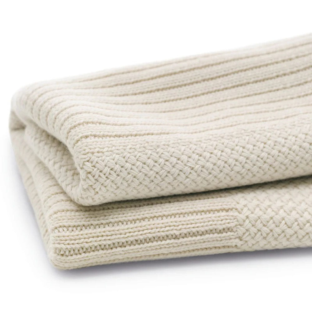 Bugaboo Soft Wool Blanket Off White Melange