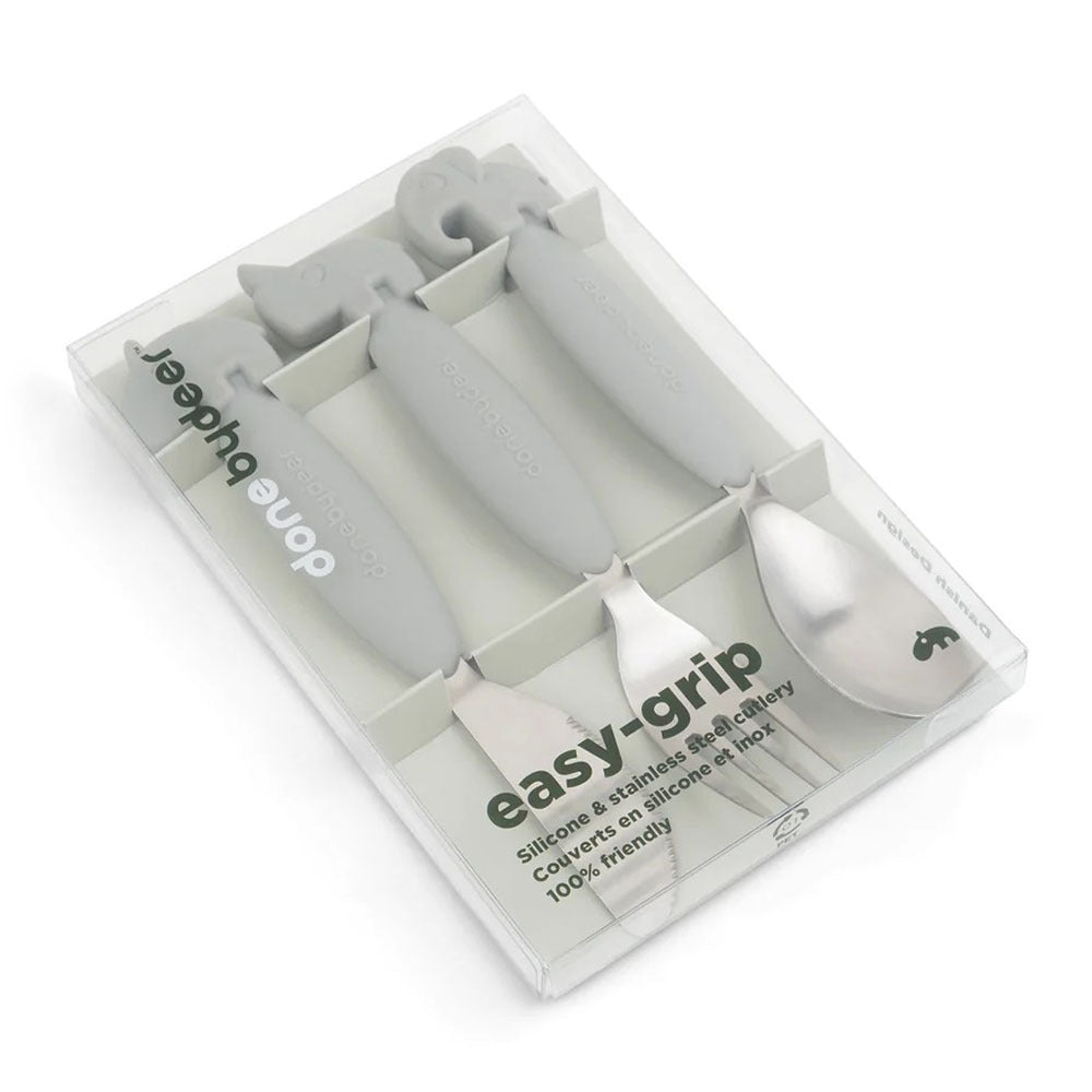 Done By Deer Easy Grip Cutlery Set Deer Friends