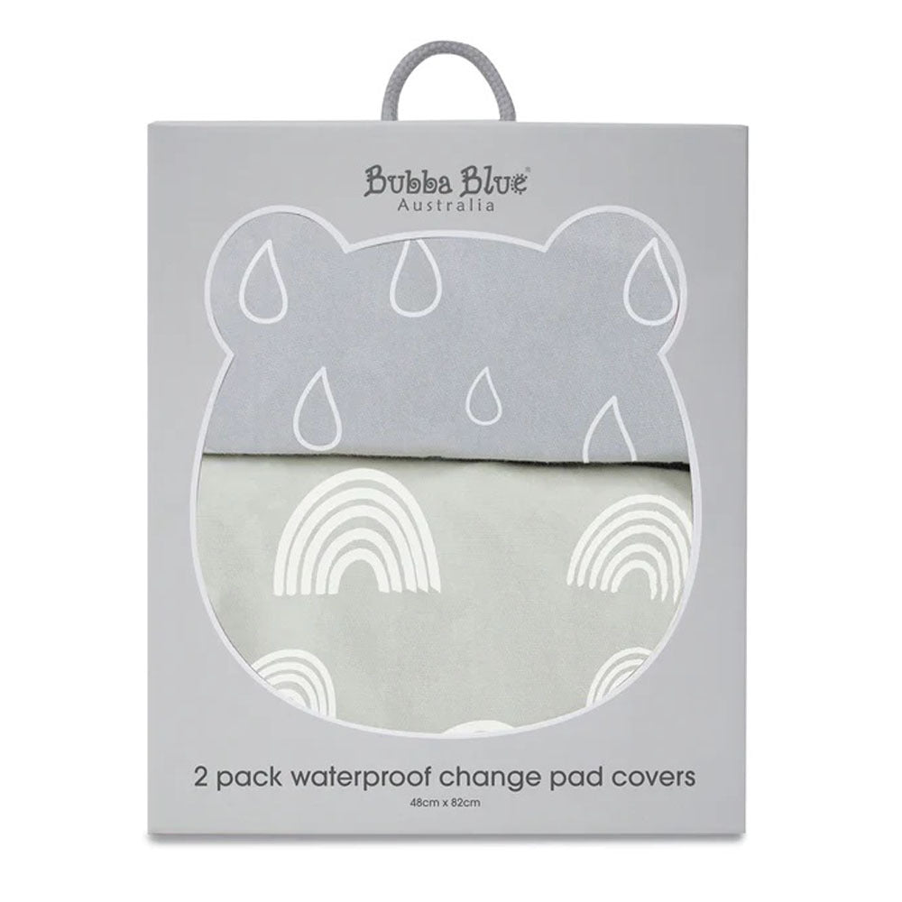 Bubba Blue Nordic 2pk Waterproof Change Pad Covers