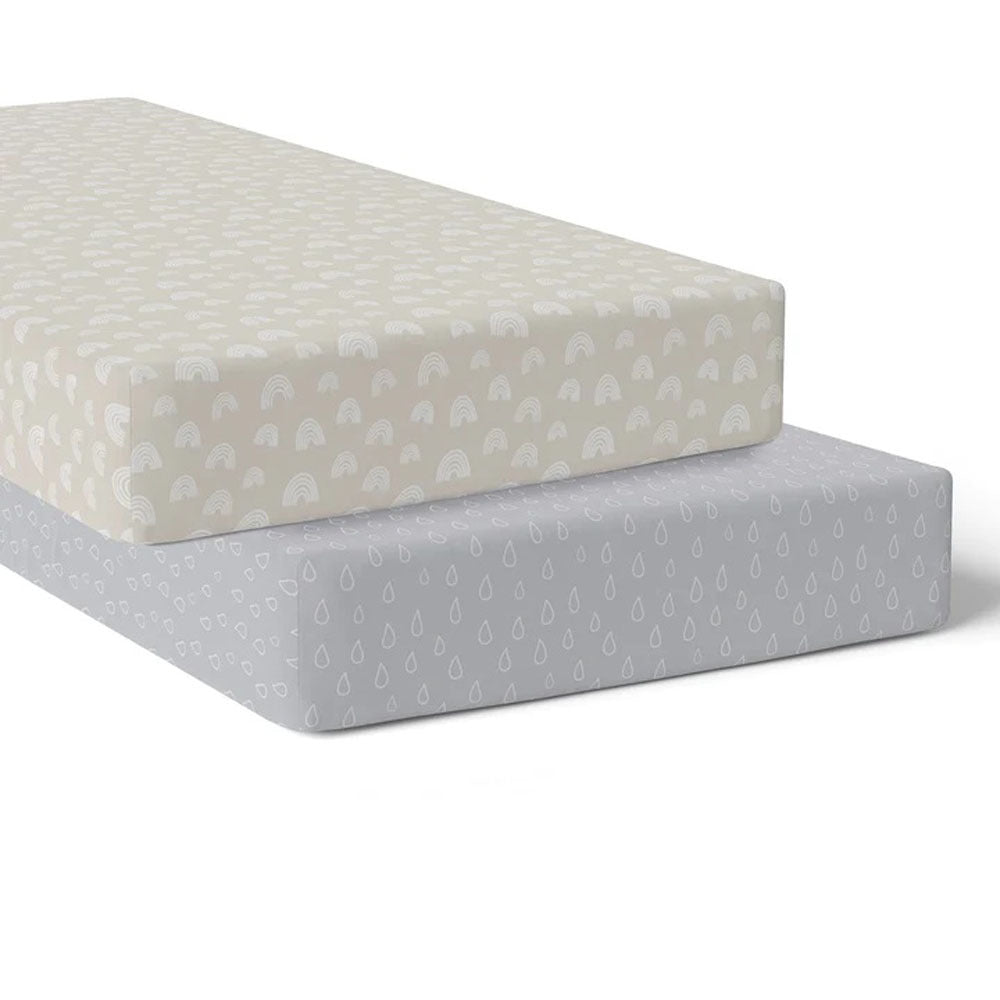 Bubba Blue Nordic 2pk Jersey Cot Fitted Sheet
