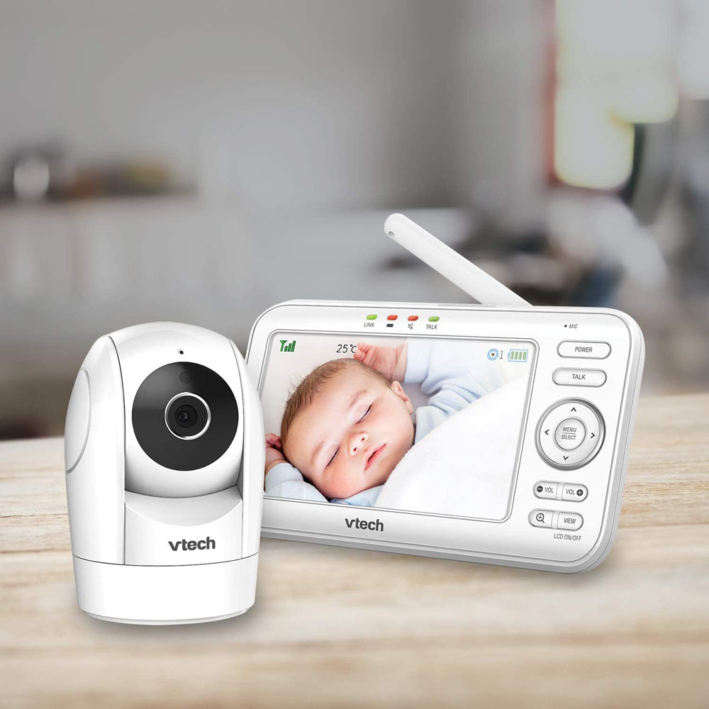 VTech BM5500 Video & Audio Baby Monitor With Motorised Pan & Tilt Camera