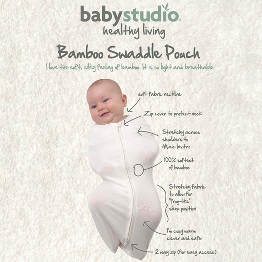 Baby Studio Bamboo Viscose Swaddle Pouch