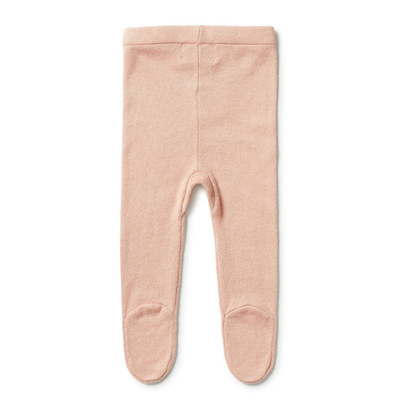 Wilson & Frenchy Knitted Legging with Feet Rose
