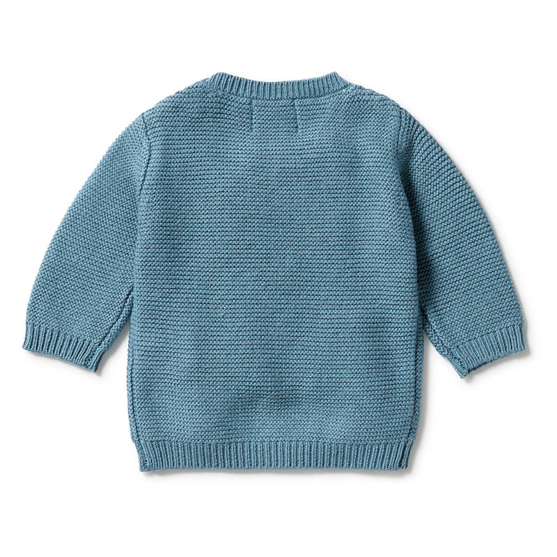 Wilson & Frenchy Knitted Cable Jumper Bluestone