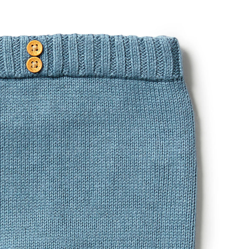 Wilson & Frenchy Knitted Legging Bluestone